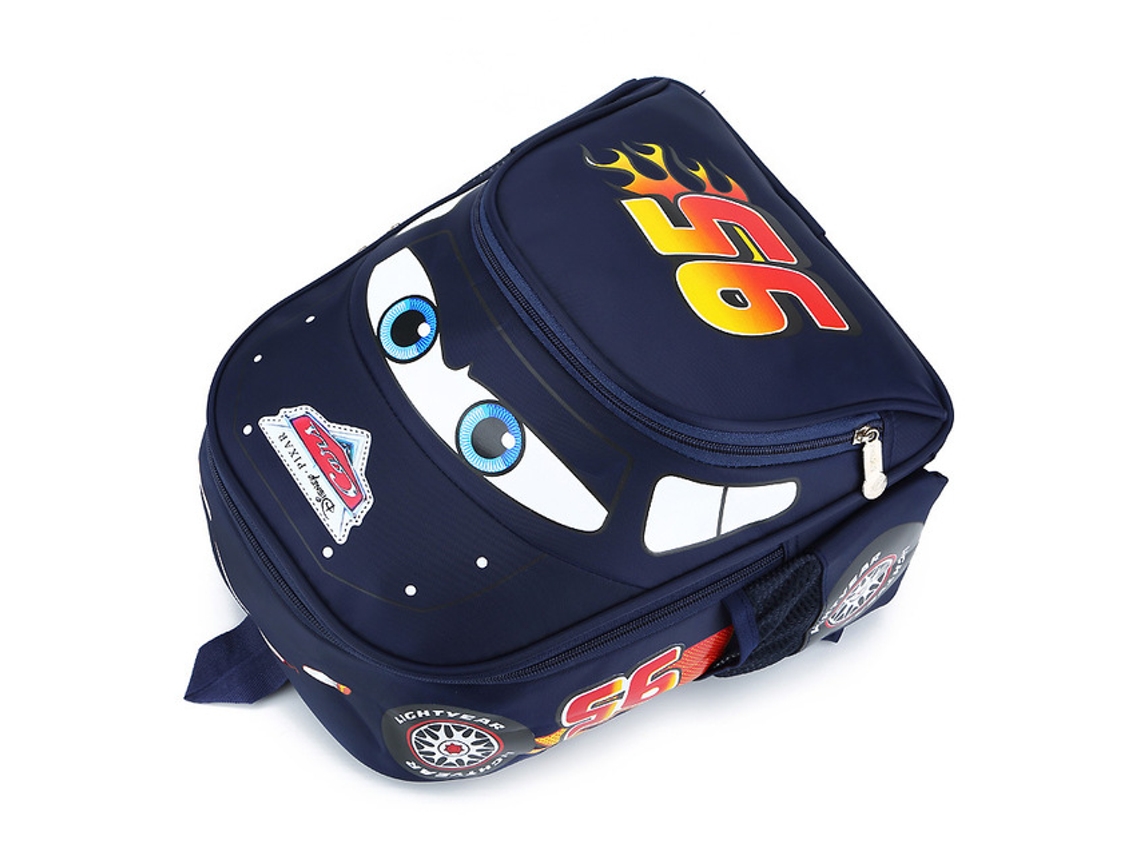 Mochila Escolar Disney Kindergarten Cartoon 3D 95 Car Boys Mochila Infantil de 2 a 5 Anos