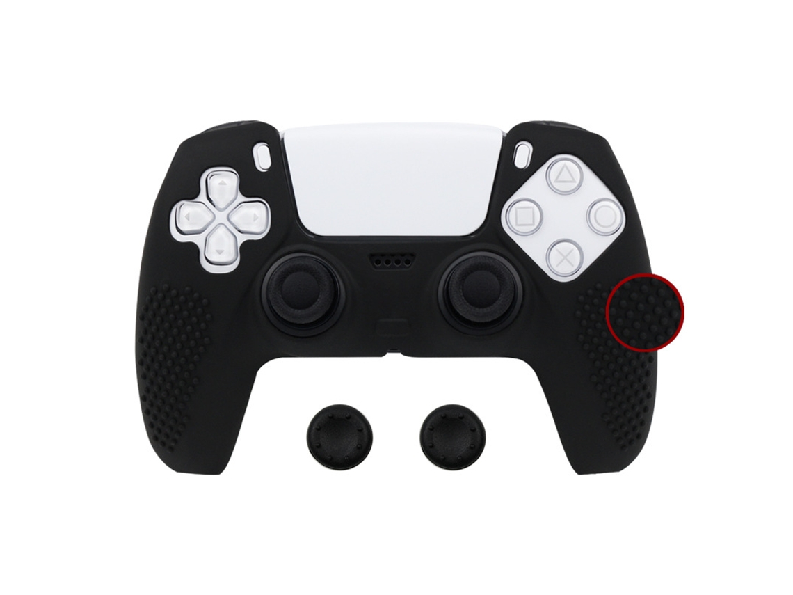 Capa Comando Para Ps5 Capa Protetora De Silicone Controle De Jogo Com Tampa De Joystick Cuich