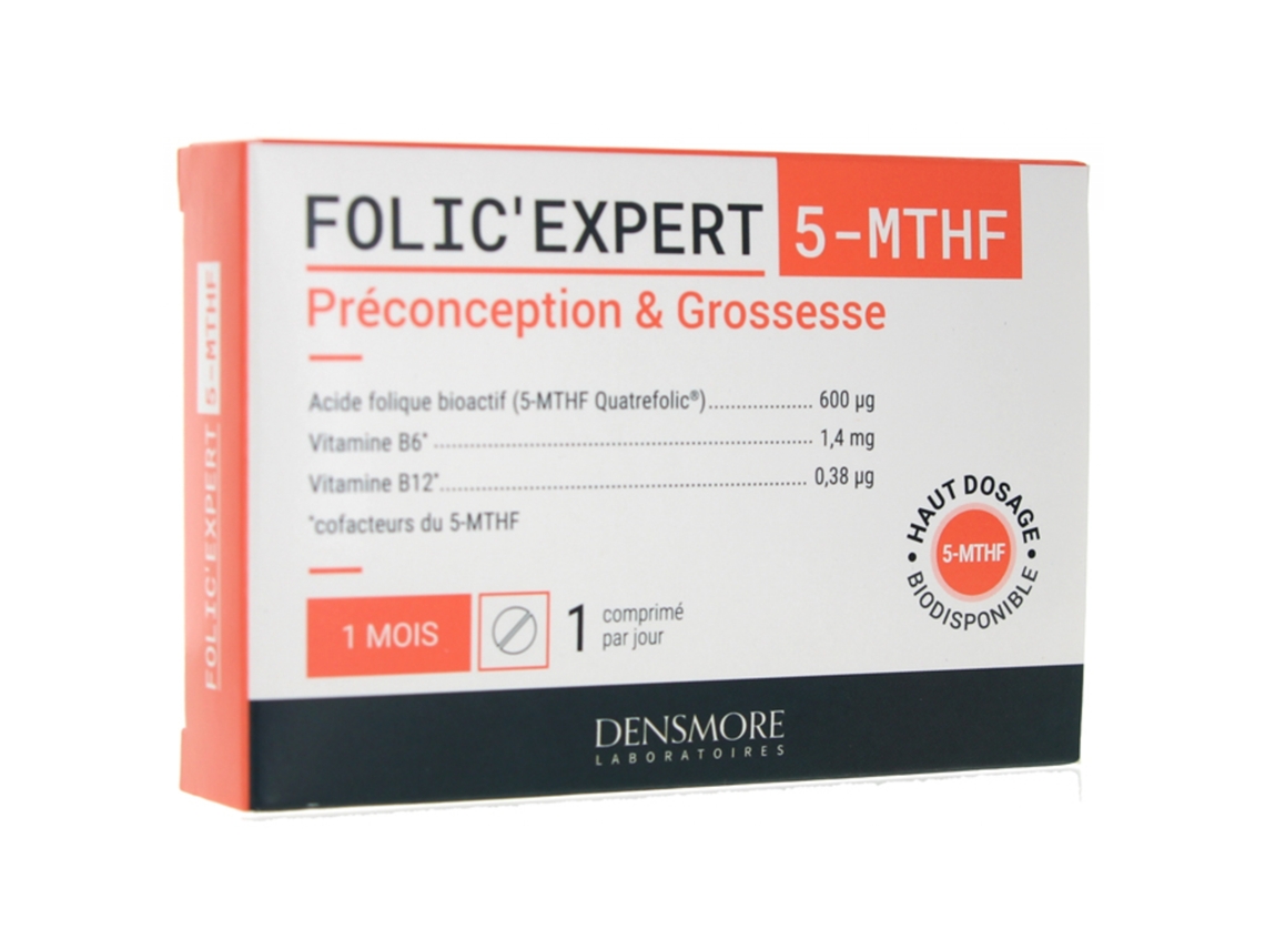 Folic'Expert 5-Mthf Gravidez 30 comprimidos DENSMORE