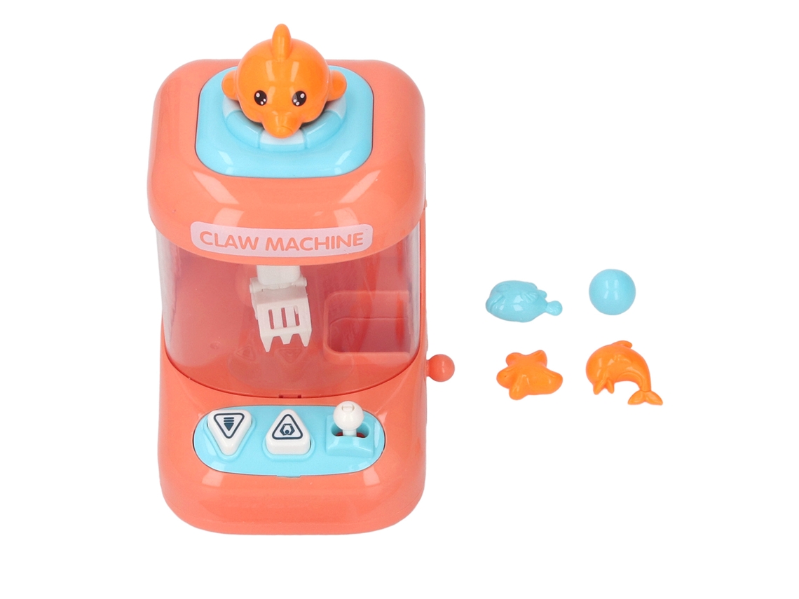 Mali mini Máquina de Jogo de Garra para Crianças com 4 Brinquedos Golfinho Coordenção Mão olho