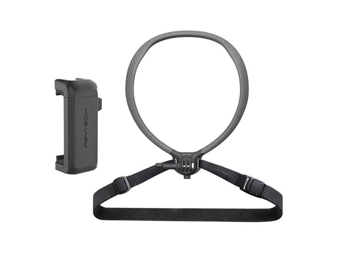 Suporte Para Câmera E Celular Com Caplock Pgytech Com Suporte De Pescoço Para Vlogs