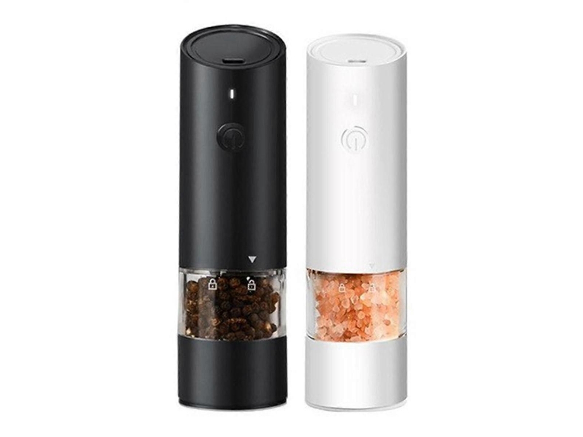 Conjunto de Moedores de Sal e Pimenta USB Recarregáveis GOKOCO com Automático