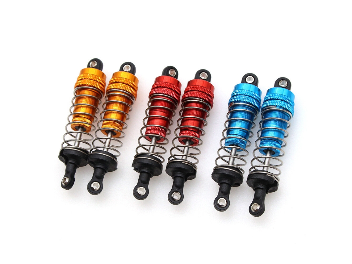 Peças De Amortecedor Dianteiro E Traseiro De Metal Para Peças De Automóvel Rc Wltoys 144001