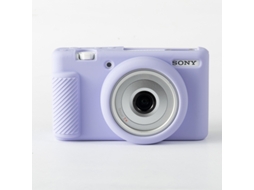 Capa CHRUI para Sony Zv 1f/zv 1 Ii Silicone À Prova de Arranhões Roxo
