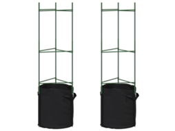 Tomato Cage, Tomato Cages Vidaxl Verde Aço (116 Cm)