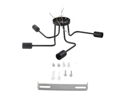 2026 lâmpada Pendente Led Estilo Retrô 110 240v 4xe27 Acessório Antigo para Estúdio Café Bar Corredor
