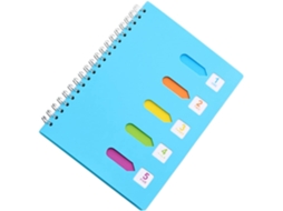 Caderno Espiral Lateral Tamanho A5, Com Papel Grosso Azul, Ideal Para Estudantes, Uso No Escritório E Na