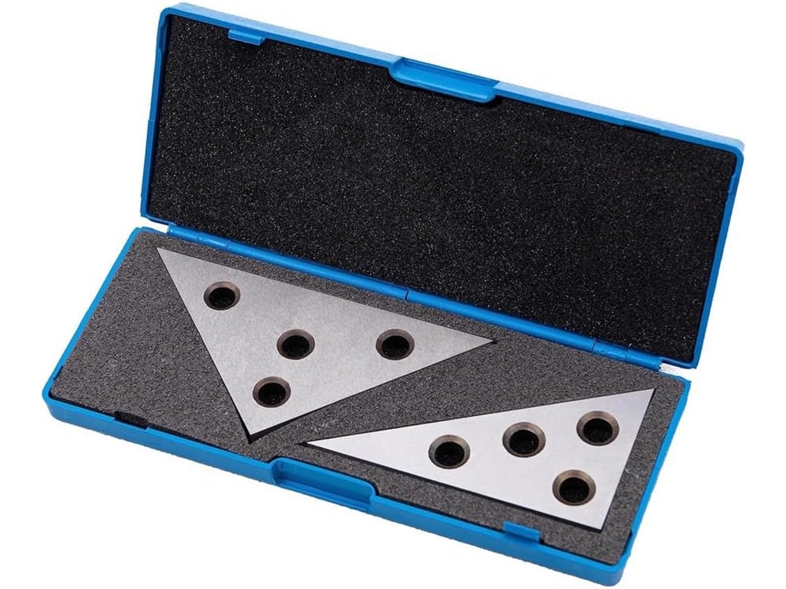 De Placas Ângulo Sólido 30- 60- 90 Graus E 45- -, Bloco Triangular Em Aço Trempé Com Sol Precisão, Usar