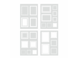 4 Peças De Adesivos Diy Pet Estilo Retrô 90*75mm Para Decoração De Manuais