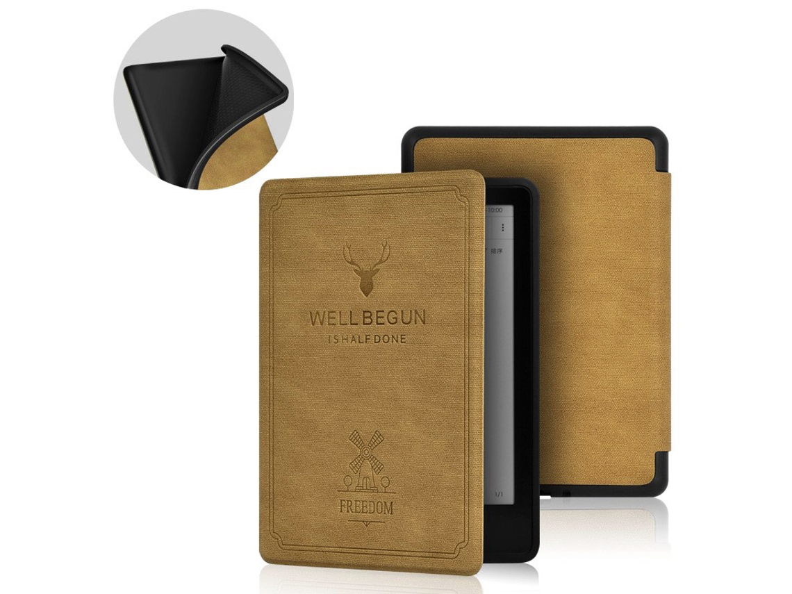 Capa Para Amazon Kindle 2024 (6") Amarelo Escuro Cuich