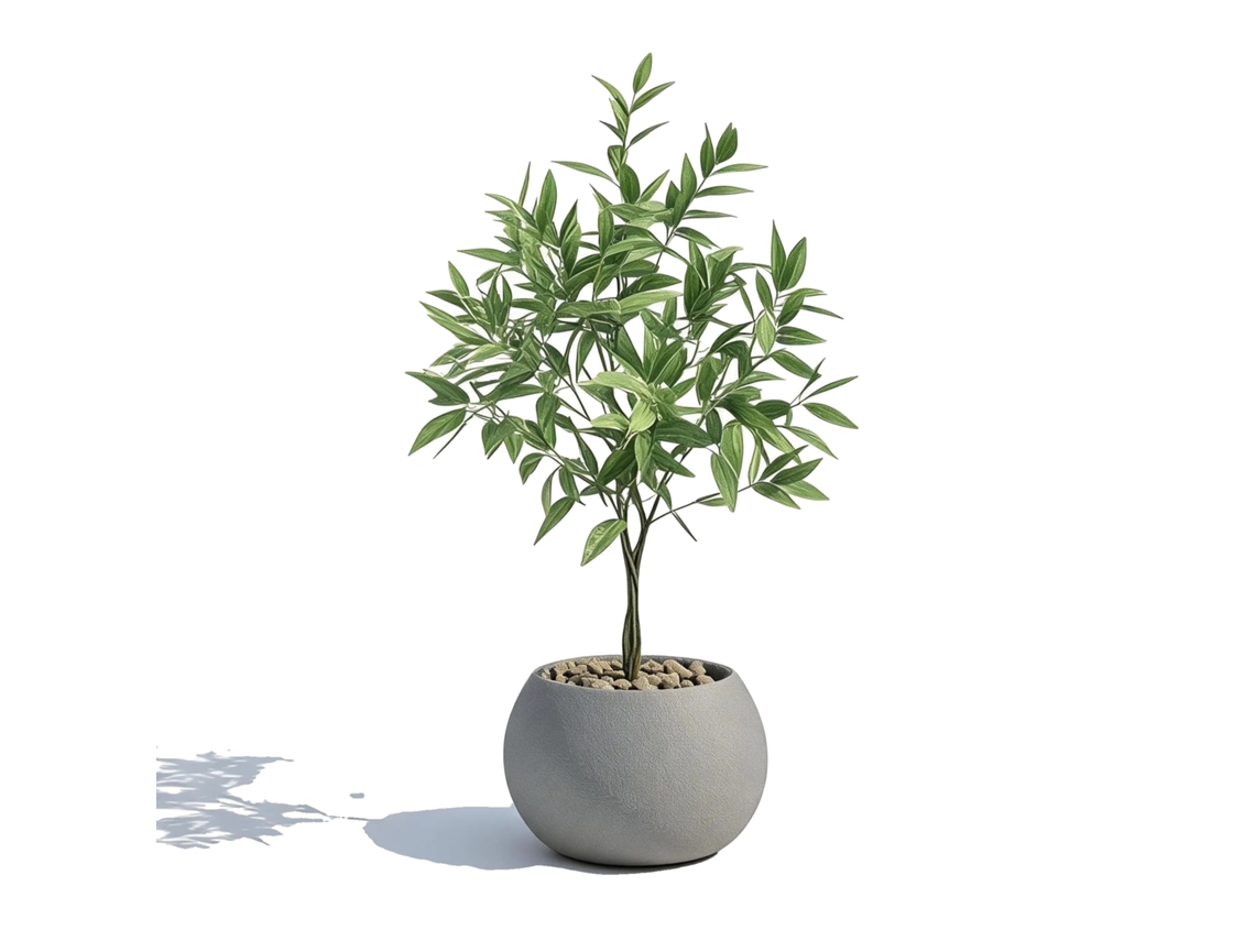 Árvore De Eucalipto Artificial, Design Realista, Fácil De Cuidar, 70cm