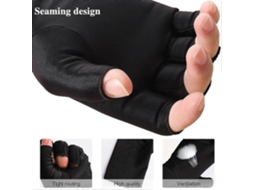 Luvas Anti Uv para Luz de Lâmpada Unha, Sem Dedos Unhas Gel, Unha Proteger Sua P GOKOCO