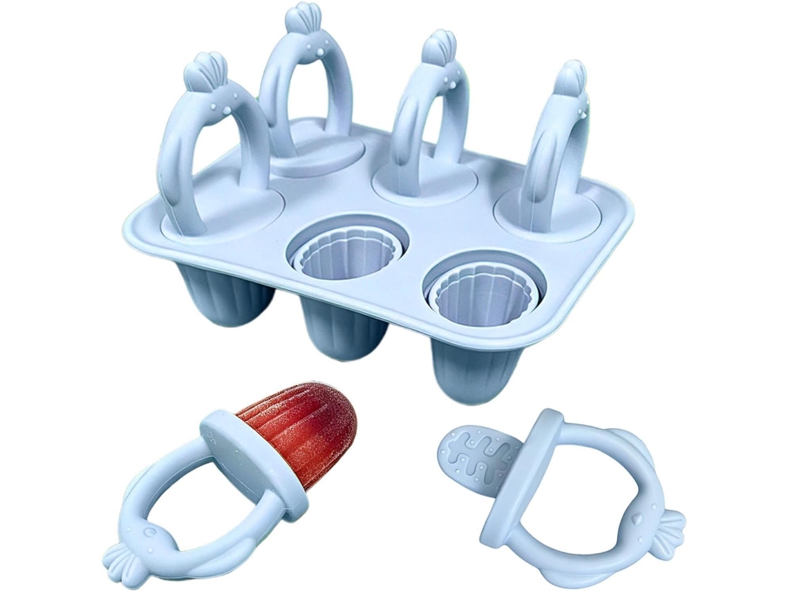 Formas De Silicone Para Bandeja Picolés, Suporte Reutilizável E