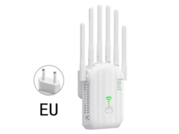 Extensor Wifi 6 Antenas Externas Banda Dupla 2,4ghz 5ghz Para Casa Czhhmart 1200mbps Branco