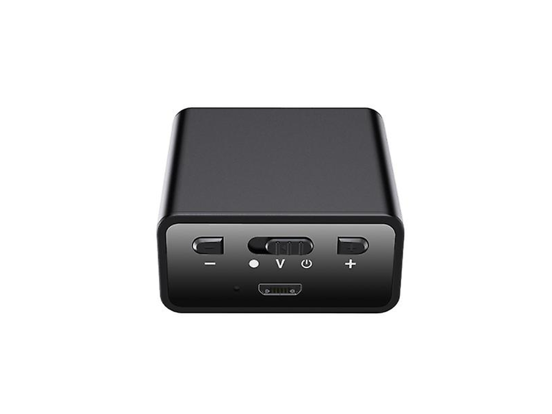 Mini Gravador Ativado Por Voz, Gravador Magnético De Voz De 16gb Para Palestras Yizhood (preto)