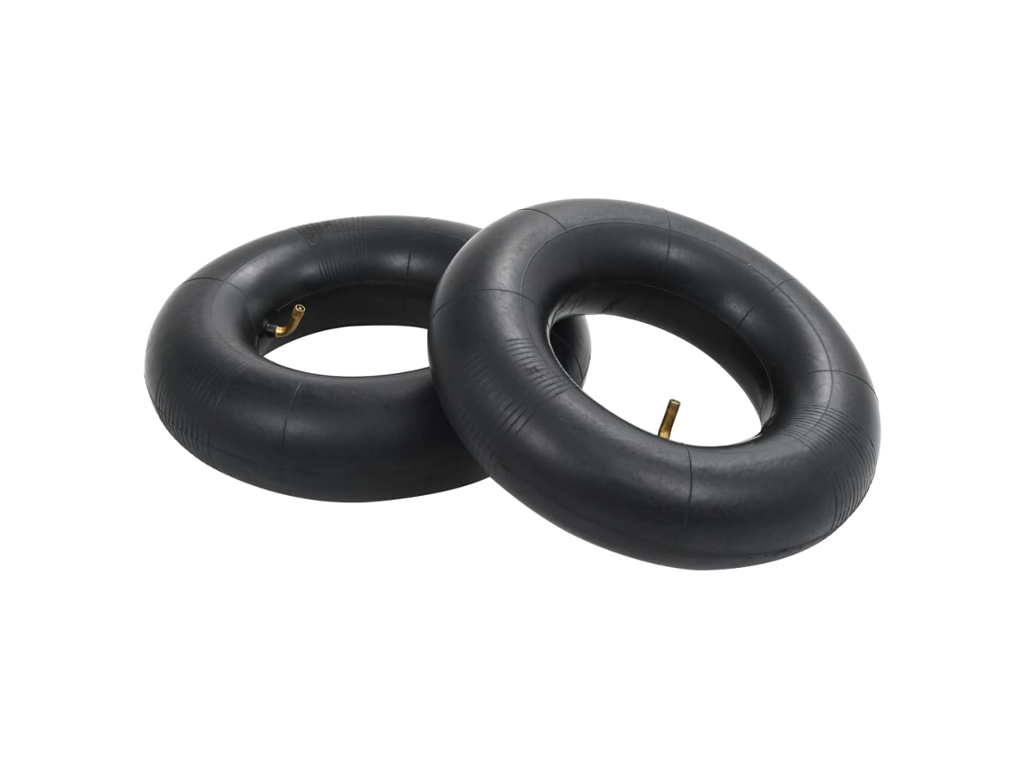 Vidaxl Câmaras-de-ar Carrinho De Mão 2 Pcs 13x5.00-6 Borracha