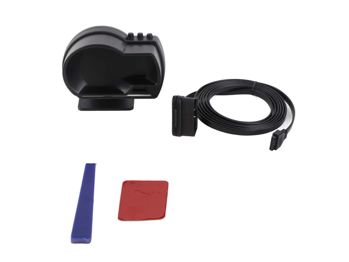 Head up display com sistema OBD2 e GPS EOOCOO com tela LCD