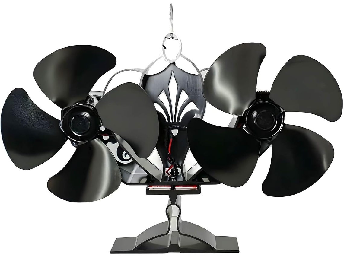 Ventilador De Fogão Com Eficiência Energética, Com Pás Duplas De 4 Furos E Alta Condutividade Térmica.