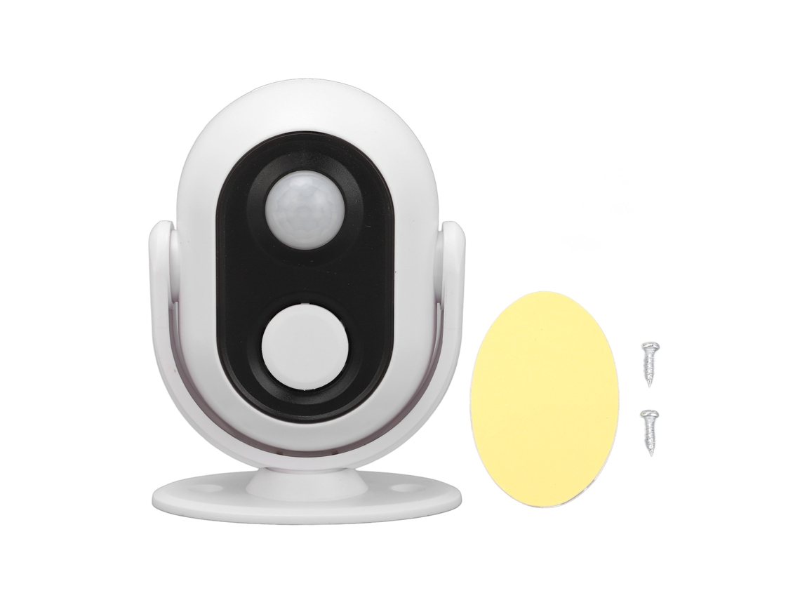 Timbre De Boas-vindas Com Sensor De Movimento, Alcance 2-7m, Compacto, Fácil Instalação, Para Casa E Negócios, Entrada De Loja, Interior