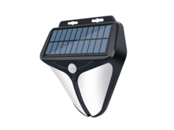 Luz de Alerta Solar com Sensor de Movimento e Alarme 129db Ip65