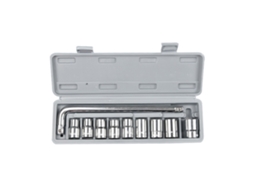 Kit de Chaves de Soquete 10 Peças 8 21mm