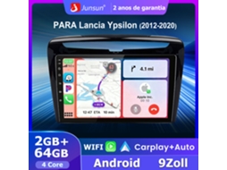 Rádio Multimédia Junsun Android Versão Mais Recente Wifi Gps Para Lancia Ypsilon 2012-2020 64gb Bt 4 Núcleos