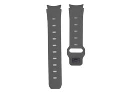 Cinto De Relógio De Silicone Textura Futebol Quick Release Bicolor Para Galaxy Watch 6 5 4 Cinza Espacial