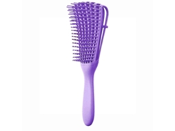 Escova Desembaraçadora De Polvo Roxo Com 3 Peças Para Um Cuidado Capilar Sem Esforço. Escovas E Pentes. Jinyubo Store