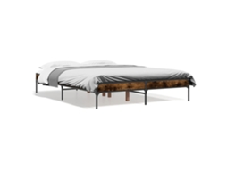 Bed Frame, Bed Frames Vidaxl Marrom Madeira Processada (120 X 200 Cm)