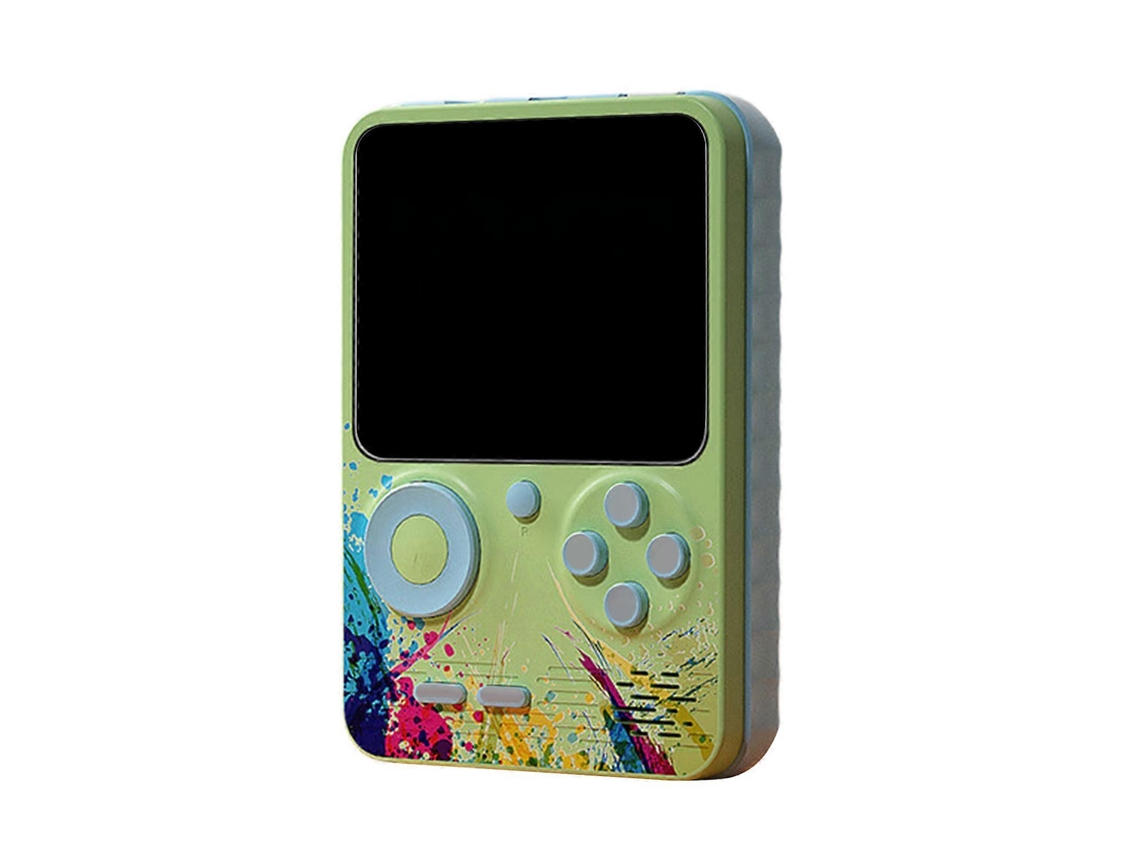 Gamepad Portátil 500 Em 1 Com Tela Lcd De 3 Polegadas, Console De Jogos Retrô Clássico 500, Suporte Para Conexão De Tv, Rosa Deslumbrante. Ly Ebike