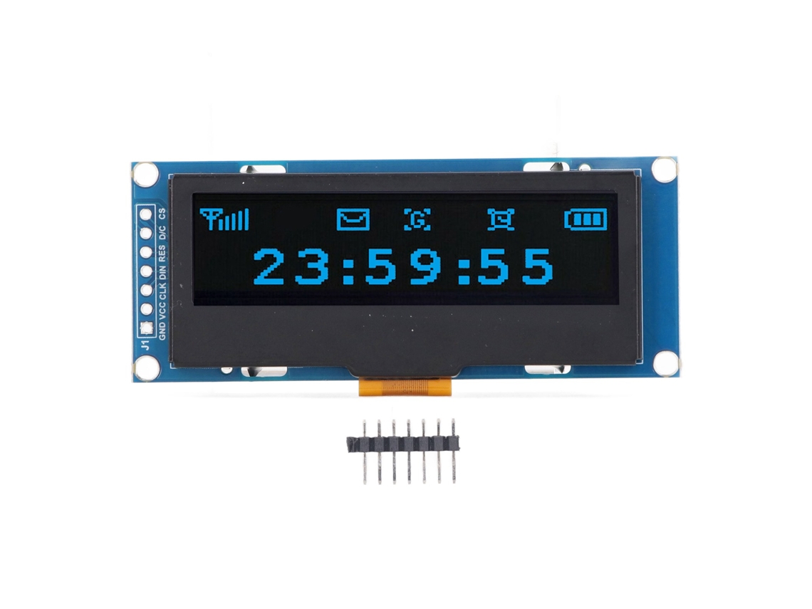 Módulo de Tela OLED 2.23 polegadas 128x32 SSD1305 IIC/SPI display azul S/MARCA