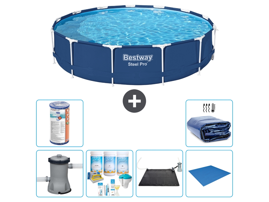 Bestway Piscina Bestway Steel Pro Redonda - 396x84 Cm - 7-peças S21618
