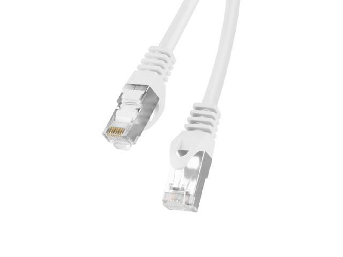 Cabo De Rede Lanberg Patchcord Ftp Para Roteador/switch, 1 M, Cat6, Branco