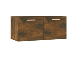 Wall Cabinet, Wall Cabinets Vidaxl Marrom Madeira Processada (n/a)