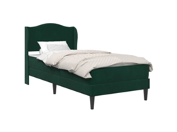 Conjunto 1 Estrutura De Cama Moderna Vidaxl Floresta Veludo (100 X 200 Cm)