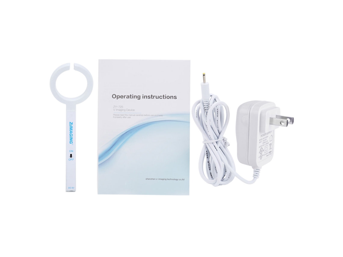 VISUALIZADOR de Veias Infravermelho YURU zy725 com Display para Adultos e Crianças, Plug US 100-240V
