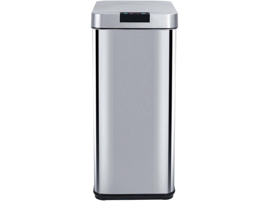 Caixote do Lixo KITCHEN MOVE (Cinzento - Aço Inoxidável - 50 L)