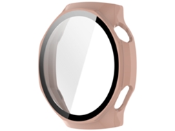 Capa Protetora Para Huawei Watch Gt6 Pro 46mm.ultrafina Em Policarbonato Rígido Película De Vidro Rosa Hexinyigjly