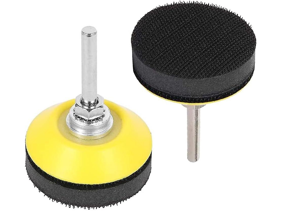 Conjunto de 2 Discos Lixa 50 Mm com Velcro para Polimento BRILVIBERA