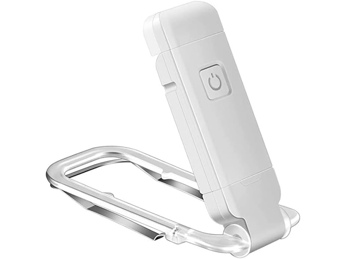 Luminária De Leitura Led, Recarregável Via Usb, Com Proteção Para Os Olhos, Luminária De Mesa Portátil Com Clipe, Luz De