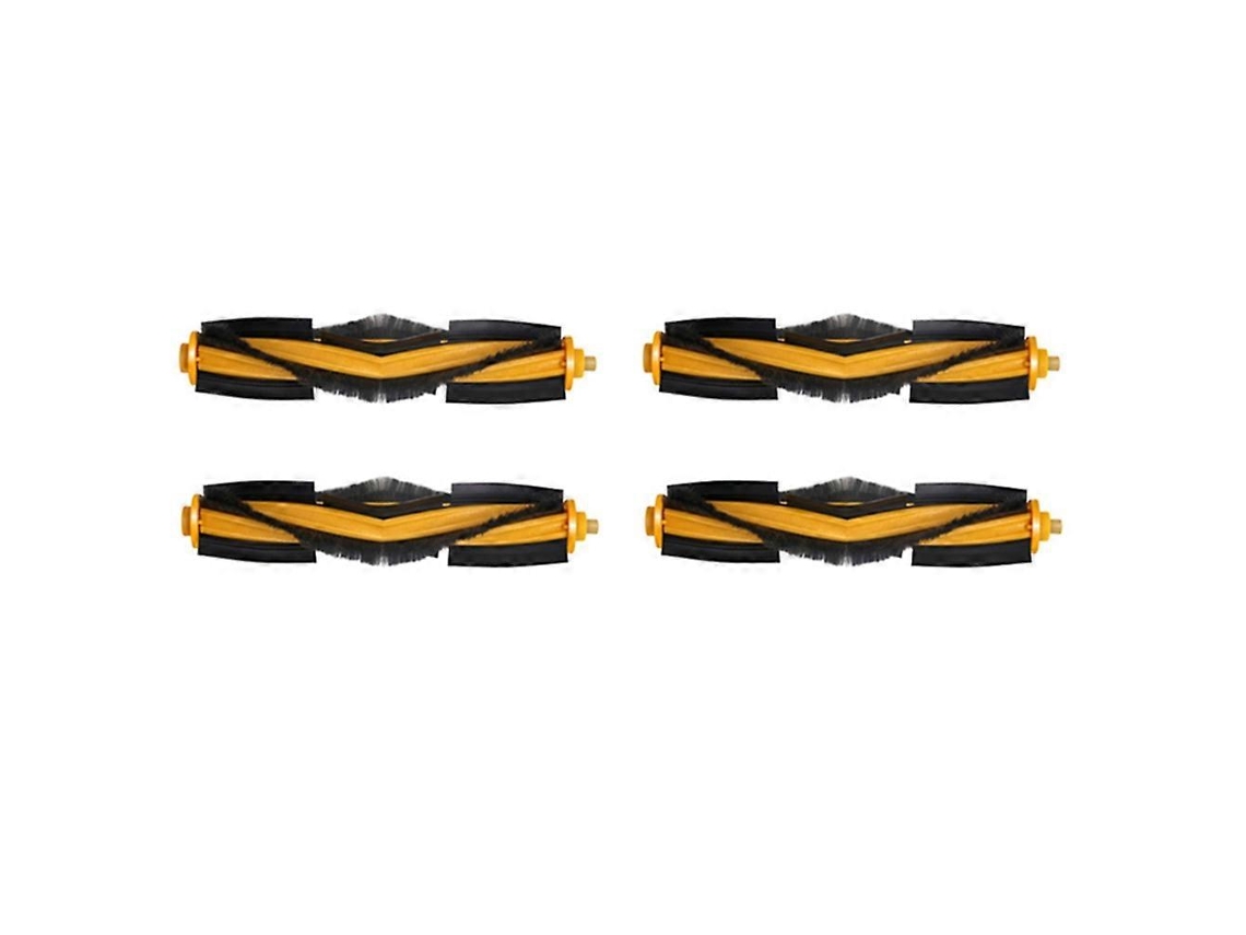 Conjunto De 4 Escovas De Rolo Para Aspirador De Pó Ecovacs Deebot Ozmo T8, Escova Principal Substituível._ptg