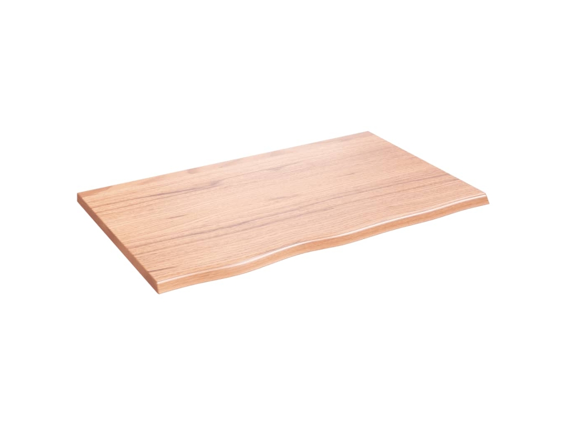 Bathroom Countertop, Bathroom Countertops Vidaxl Marrom Madeira De Carvalho (80 X 50 X 2 Cm)
