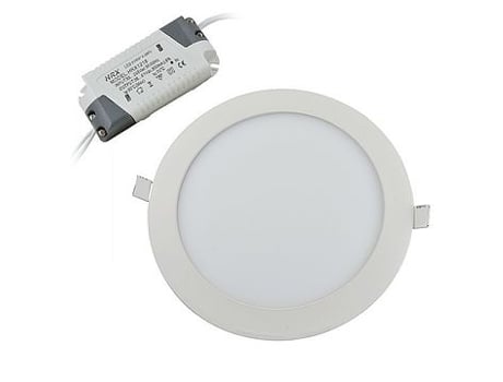Painel Led LED7 Redondo (24W - Branco - 4000K)
