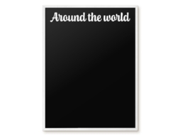 Magnetic Board For Wall Around The World For The Bedroom Espelharte (60x80 Cm)