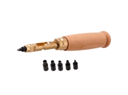 Perfurador de Furos para Couro com 6 Pontas nos Tamanhos 1, 5mm, 4mm BRILVIBERA