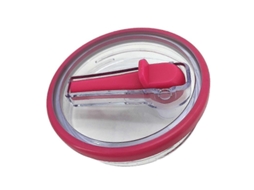 Tampa com Canudo Flip para Copo Stanley Quencher 40oz, Resistente a Vazamentos, Vermelha