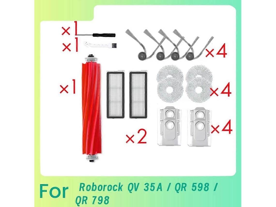 Escova Lateral Roborock 35a, 17 Unidades