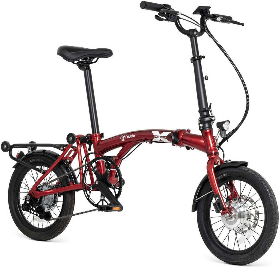 Bicicleta Elérica YOUIN Urban Oxford (Autonomia: 40 Km - Vermelho)