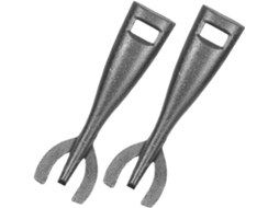 Pinças De Ferro Para Churrasco Magiclulu 2 Peças, Pinças Duplas Anti Escaldantes, Utensílio De Cozinha Resistente Para