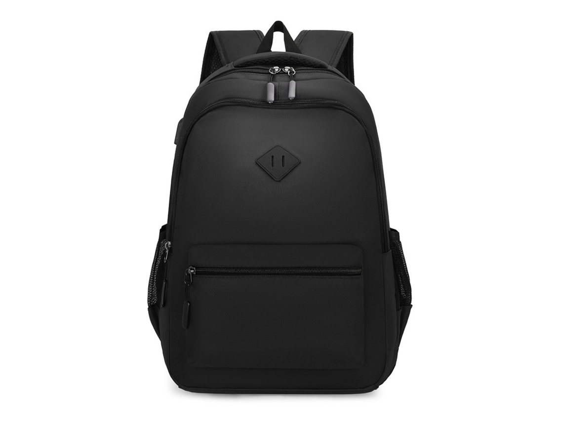 Mochila preta masculina para 16 polegadas